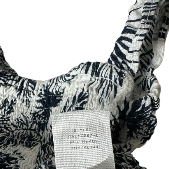 Lulus Palm Print Matching Set Crop Top and Maxi Skirt Black White Size Small - Picture 14 of 15